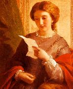 Alfred Chalon Girl Reading a Letter China oil painting reproduction